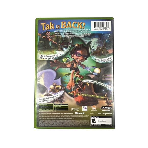 Tak 2: The Staff of Dreams (Microsoft Xbox, 2004)Complete, Tested - Picture 5 of 5